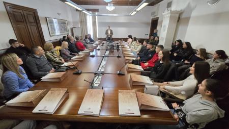 Sprejem za goste iz Zvornika; Vir: Občina Sežana